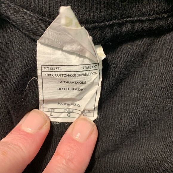 Hip Hop T-Shirt Red and Black 100% Cotton Sz L - Picture 2 of 3